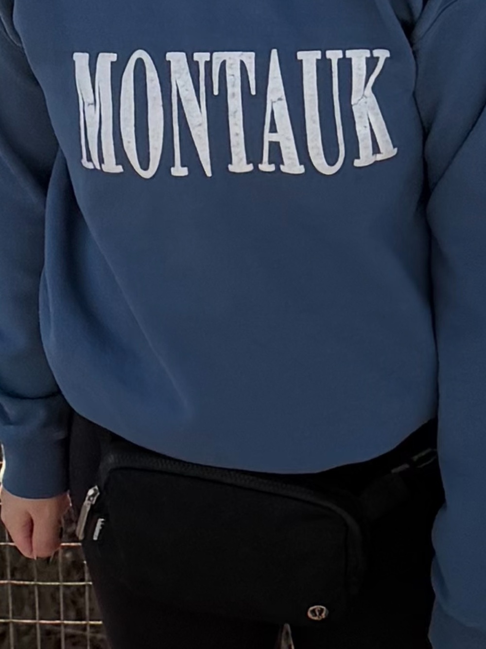 Gildan Blue Montauk Crewneck Sweatshirt - Picture 5 of 5